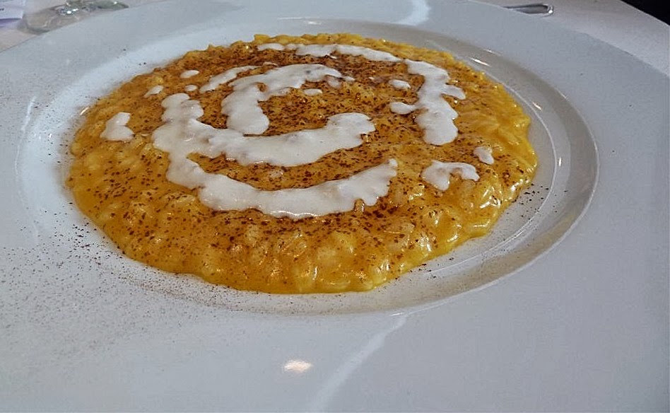 Opera, zucca, provolone e liquirizia